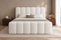 Boxspring Milano | Blanc avec surmatelas en mousse confort