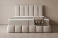 Boxspring Bari | Beige met 8 cm Topper