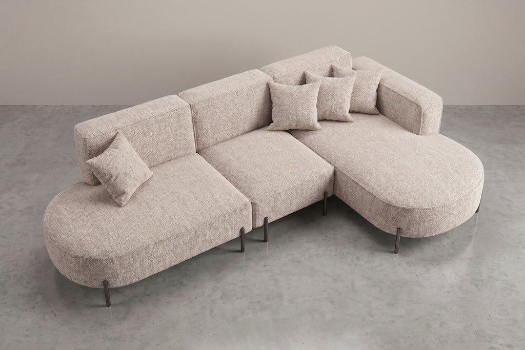 Canapé d'angle Belluno | Beige