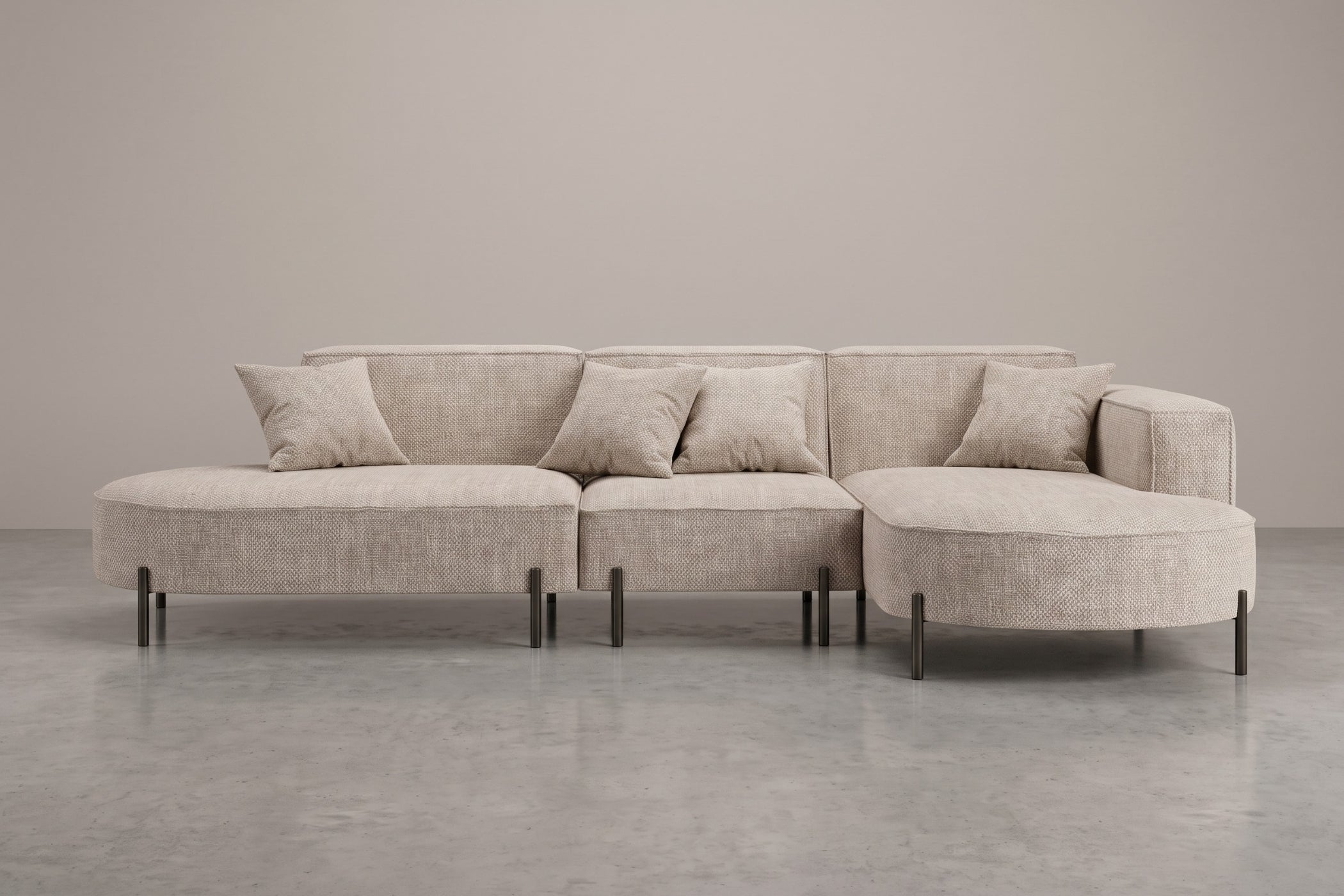Canapé d'angle Belluno | Beige