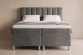 Boxspring Enna | Antraciet met 8 cm Topper