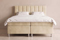 Boxspring Enna | Beige met 8 cm Topper