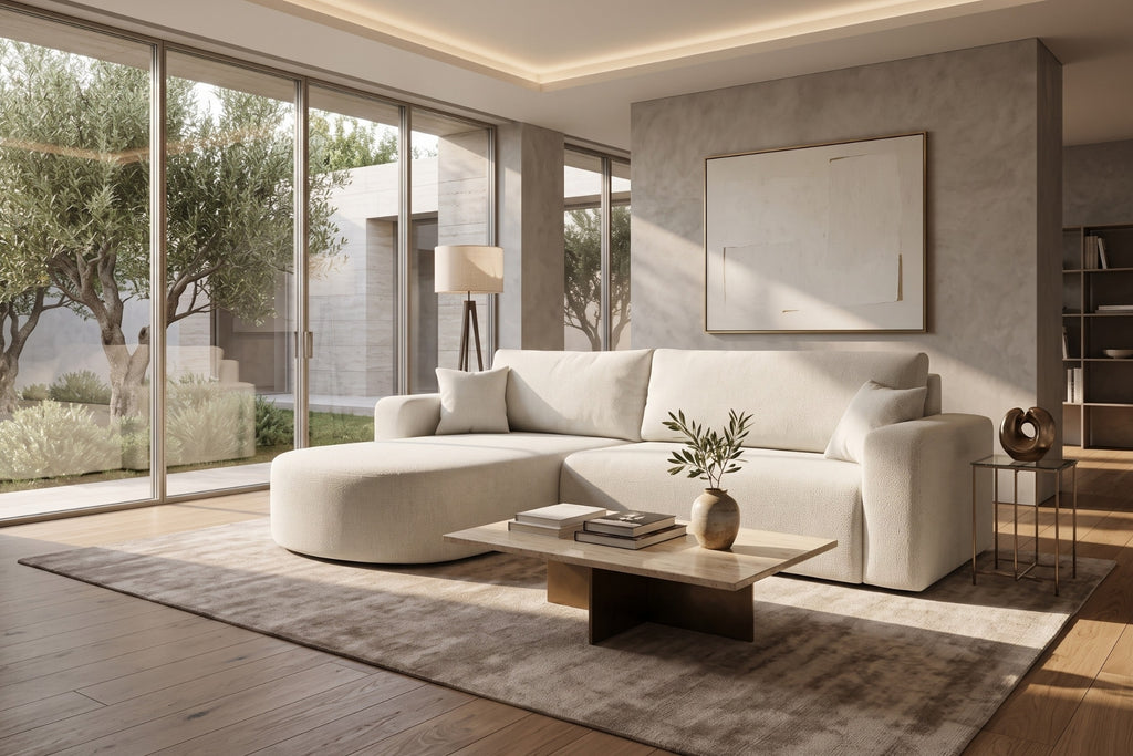 Canapé d'angle Pisa | Beige