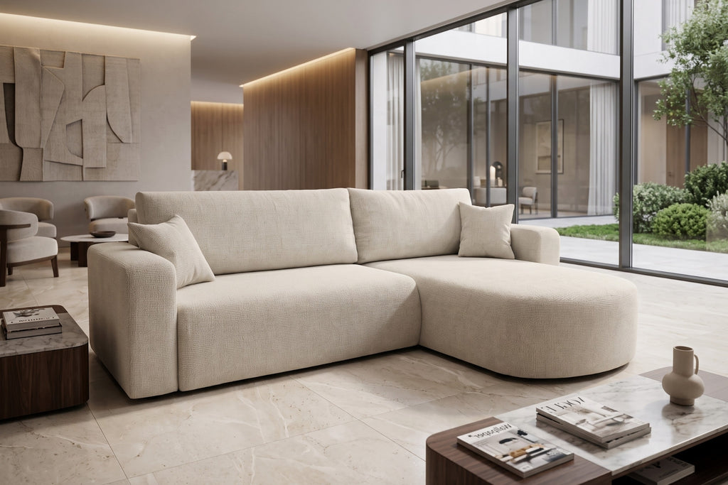 Canapé d'angle Pisa | Beige