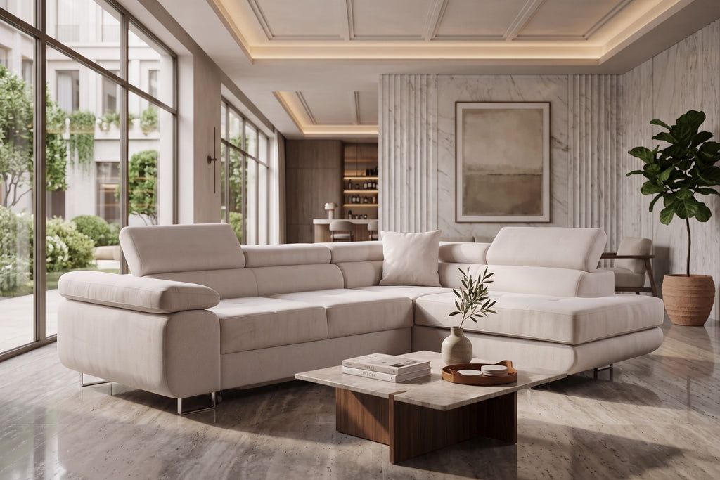 Canapé d'angle Savona | Beige